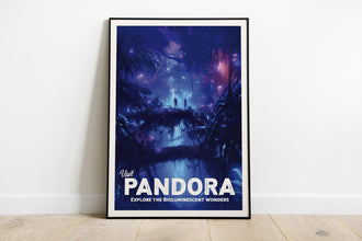 Avatar Pandora Travel Poster Bioluminescent Wonders Art Print 1796009573