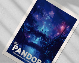Avatar Pandora Travel Poster Bioluminescent Wonders Art Print 1796009573