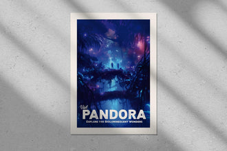 Avatar Pandora Travel Poster Bioluminescent Wonders Art Print 1796009573