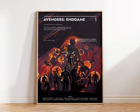 Avengers Endgame Poster, Classic Superhero Movie, Minimalist Movie Poster, Modern Movie Poster, Marvel Poster, MCU Poster 1877307254