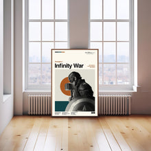 Avengers Infinity War Poster, Mid-Century Modern Movie Art 4378030627