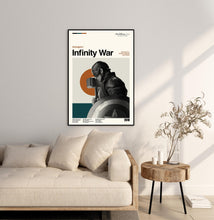 Avengers Infinity War Poster, Mid-Century Modern Movie Art 4378030627
