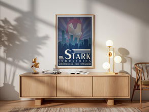 Avengers Iron Man Poster Tony Stark Industries MCU Retro Ad Home Decor Wall Art Gift 1159189852