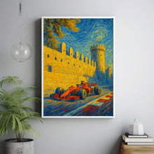 Azerbaijan Grand Prix Poster – Formula 1 Racing Through the Historic Streets of Baku