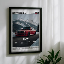 BMW M3 E30 Poster – Classic Motorsport Car Art 4369905865