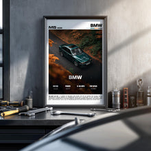 BMW M5 E39 Poster – Classic Sports Sedan Wall Art Print, German Performance Car Decor 4389094243