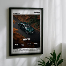 BMW M5 E39 Poster – Classic Sports Sedan Wall Art Print, German Performance Car Decor 4389094243