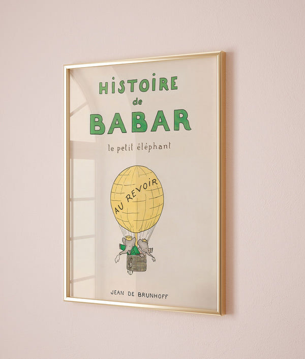 Babar the elephant wall decor, printable all art, nursery decor, kids bedroom wall nursery decor, neutral gender baby gift, Baby Room decor 1745652669