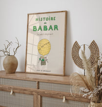 Babar the elephant wall decor, printable all art, nursery decor, kids bedroom wall nursery decor, neutral gender baby gift, Baby Room decor 1745652669