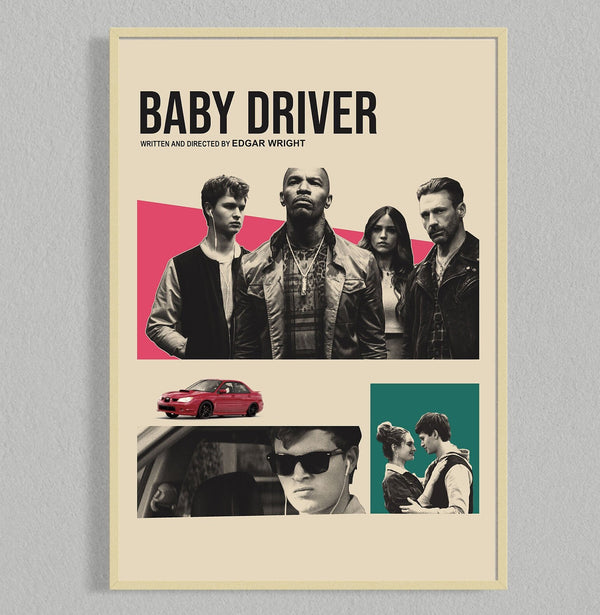 Baby Driver Movie Poster  Film Posters  Minimalist Movie Poster  Digital Download  Printable Wall Art Poster 962200430