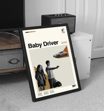 Baby Driver Movie Poster – Minimalist Mid-Century Modern Print 4375106247