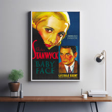 Baby Face 1933Poster Art Print Movie Posters Gift for Movie lovers