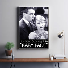 Baby Face 1933Poster Art Print Movie Posters Gift for Movie lovers 2