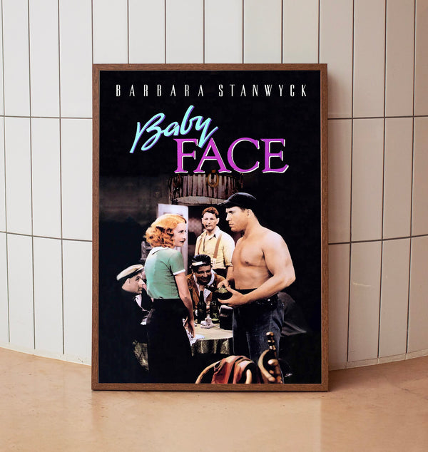 Baby Face 1933Poster Art Print Movie Posters Gift for Movie lovers 3