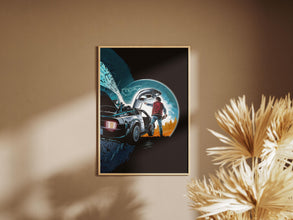 Back To The Future Movie Poster, Minimalist Poster, Gift for Movie Lovers, Wall Art Print, Home Decor, Original Design, Gift For Him 1874934270