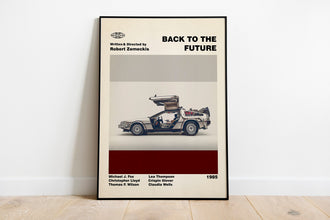 Back To The Future Poster - Movie Poster - Mid Century Modern Poster - Minimalist Poster - Printable Art - Digital Art - Home Decor - Art 1467408957