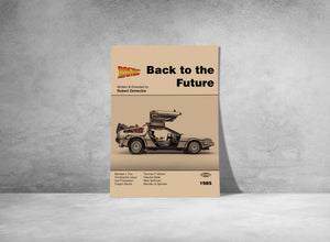 Back To The Future Poster - Movie Poster - Mid Century Modern Poster - Minimalist Poster - Printable Art - Digital Art - Home Decor - Art 1220094043