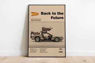 Back To The Future Poster - Movie Poster - Mid Century Modern Poster - Minimalist Poster - Printable Art - Digital Art - Home Decor - Art 1220094043
