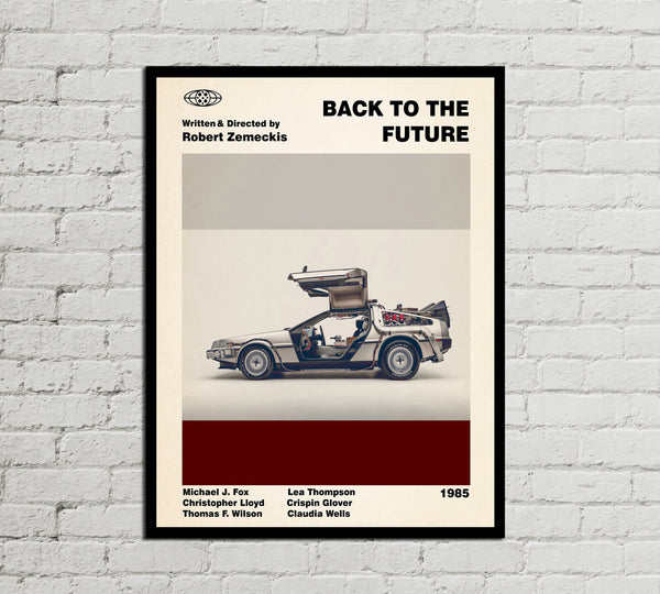 Back To The Future Poster - Movie Poster - Mid Century Modern Poster - Minimalist Poster - Printable Art - Digital Art - Home Decor - Art 1467408957