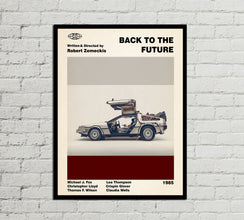 Back To The Future Poster - Movie Poster - Mid Century Modern Poster - Minimalist Poster - Printable Art - Digital Art - Home Decor - Art 1467408957