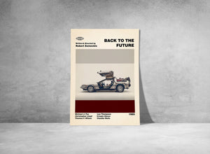 Back To The Future Poster - Movie Poster - Mid Century Modern Poster - Minimalist Poster - Printable Art - Digital Art - Home Decor - Art 1467408957
