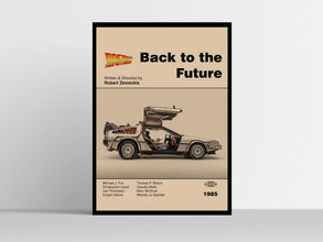 Back To The Future Poster - Movie Poster - Mid Century Modern Poster - Minimalist Poster - Printable Art - Digital Art - Home Decor - Art 1220094043
