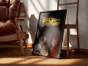 Back To The Future Print Movie Poster, Print Film Poster, Movie Lovers Gift, Wall Art Print, Home Decor, Original Design, Gift for Him 1893140645