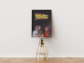 Back To The Future Print Movie Poster, Print Film Poster, Movie Lovers Gift, Wall Art Print, Home Decor, Original Design, Gift for Him 1893140645