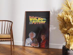 Back To The Future Print Movie Poster, Print Film Poster, Movie Lovers Gift, Wall Art Print, Home Decor, Original Design, Gift for Him 1893140645