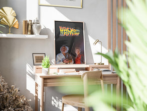 Back To The Future Print Movie Poster, Print Film Poster, Movie Lovers Gift, Wall Art Print, Home Decor, Original Design, Gift for Him 1893140645