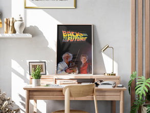 Back To The Future Print Movie Poster, Print Film Poster, Movie Lovers Gift, Wall Art Print, Home Decor, Original Design, Gift for Him 1893140645