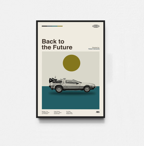 Back to the Future - Robert Zemeckis Print, Movie Poster, Midcentury Art, Minimalist Art, Retro Poster, Vintage Poster 1798953690