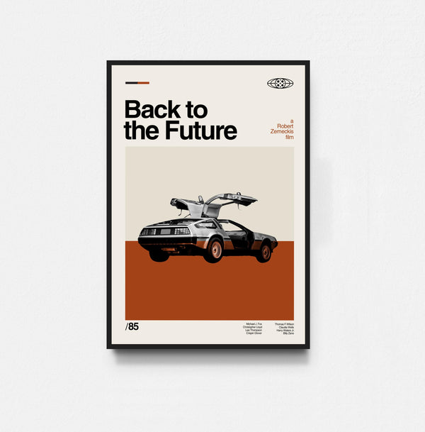 Back to the Future - Robert Zemeckis Print, Movie Poster, Midcentury Art, Minimalist Art, Retro Poster, Vintage Poster 1797039442