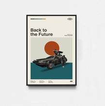 Back to the Future - Robert Zemeckis Print, Movie Poster, Midcentury Art, Minimalist Art, Retro Poster, Vintage Poster 1813153085