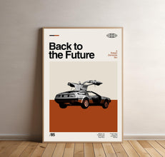 Back to the Future - Robert Zemeckis Print, Movie Poster, Midcentury Art, Minimalist Art, Retro Poster, Vintage Poster 1797039442