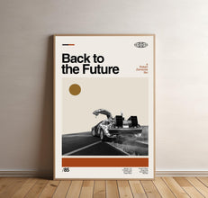 Back to the Future - Robert Zemeckis Print, Movie Poster, Midcentury Art, Minimalist Art, Retro Poster, Vintage Poster 1767525160