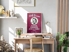 Back to the Future Movie Poster Biff Tannen Casino Retro Ad Home Decor Wall Art Print Gift 1159129262