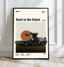 Back to the Future Movie Poster, Sci-Fi Minimalist Art, Retro Print, Wall Art 4440350008