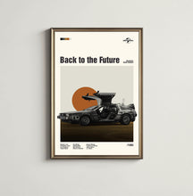 Back to the Future Movie Poster, Sci-Fi Minimalist Art, Retro Print, Wall Art 4440350008