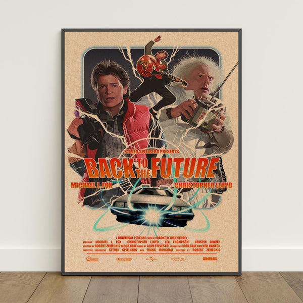 Back to the Future Poster  Retro Print  Wall Art  Home Decor  Gift Poster  Movie Poster #4 1813454360
