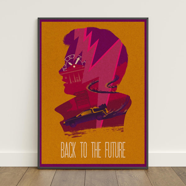 Back to the Future Poster  Retro Print  Wall Art  Home Decor  Gift Poster  Movie Poster #4 1813454360 - Copy