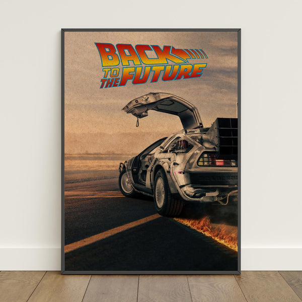 Back to the Future Poster  Retro Print  Wall Art  Home Decor  Gift Poster  Movie Poster #4 1813454360 - Copy (4)