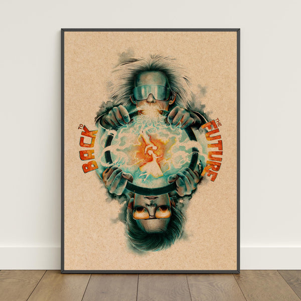 Back to the Future Poster  Retro Print  Wall Art  Home Decor  Gift Poster  Movie Poster #4 1813454360 - Copy (5)