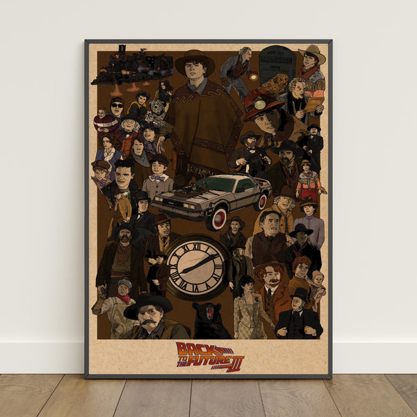 Back to the Future Poster  Retro Print  Wall Art  Home Decor  Gift Poster  Movie Poster #4 1813454360 - Copy (6)