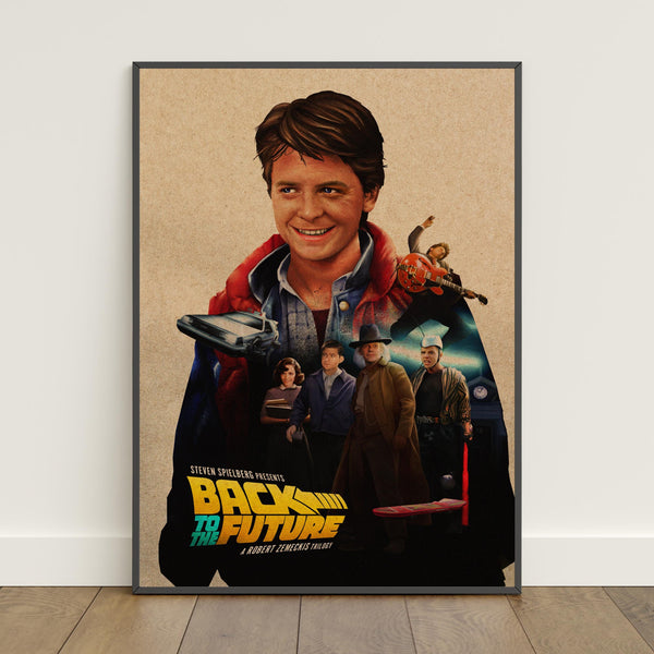 Back to the Future Poster  Retro Print  Wall Art  Home Decor  Gift Poster  Movie Poster #4 1813454360 - Copy (7)