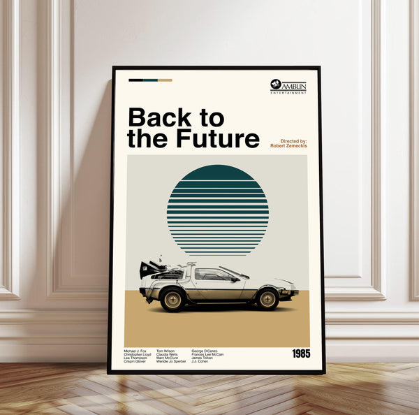 Back to the Future Poster – Minimalist Movie Art Print 4375102192