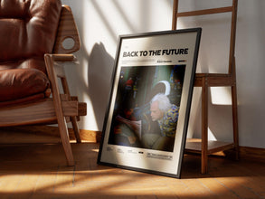 Back to the Future Poster, Michael J. Fox and Christopher Lloyd Poster, Back to the Future Print, Movie Poster Print, Cinema Wall Decor 4314376481