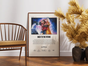 Back to the Future Poster, Movie Print, Film Wall Art, Sci-Fi Cinema Decor 4427432020