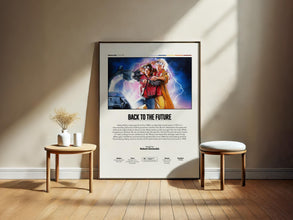 Back to the Future Poster, Movie Print, Film Wall Art, Sci-Fi Cinema Decor 4427432020