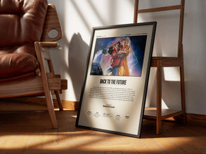 Back to the Future Poster, Movie Print, Film Wall Art, Sci-Fi Cinema Decor 4427432020